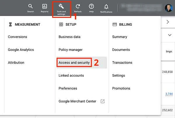 Google Ads Tools And Settings