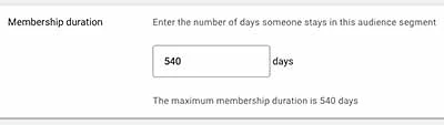 Membership duration