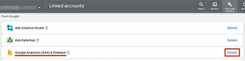 Google Analytics details