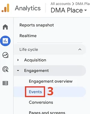 GA4 events