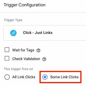 Some link clicks