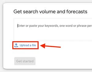 Upload a file