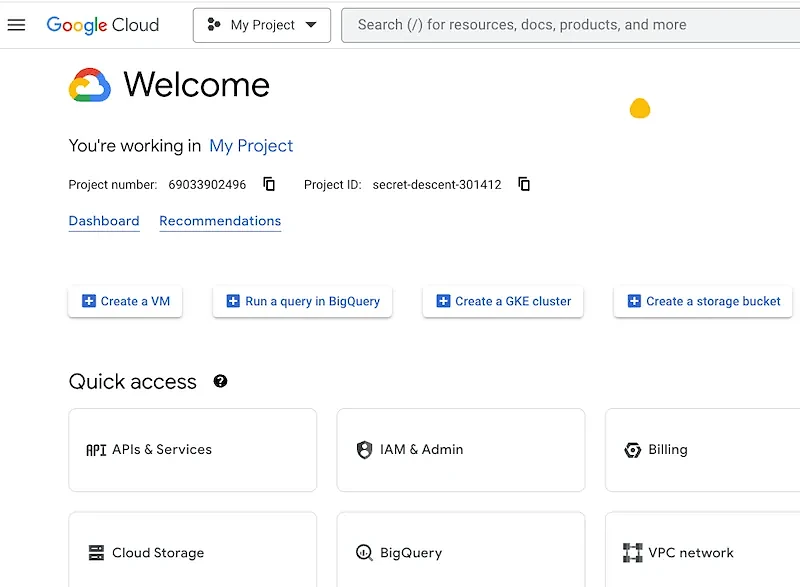 Google Cloud Console