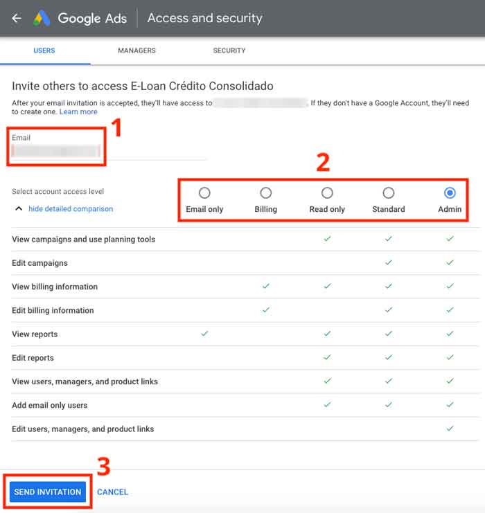 How to add users to your Google Ads account