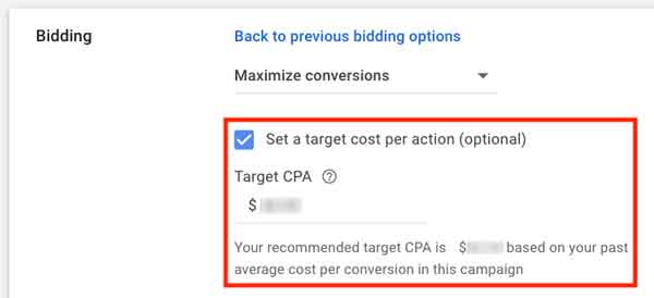 Target CPA