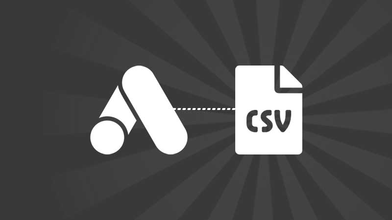 Google Ads CSV files explained