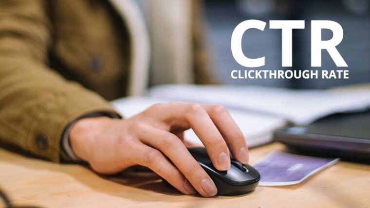 What does CTR (Clickthrough Rate) mean in Google Ads?