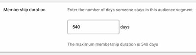 Membership duration