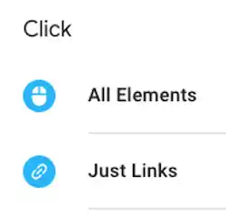tag manager click triggers